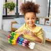 PICASSO-TILES 108 PC Rainbow Interlocking Plastic Disc, Building Chip Blocks Toy Set for Toddlers, Boys & Girls 3+ - 2 of 4
