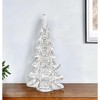 HomeRoots 12" Mouth Blown Clear Glass Christmas Tree Sculpture - 2 of 4