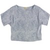 Michael Kors Womens Petal Print Basic T-Shirt, Blue, PL - 2 of 3