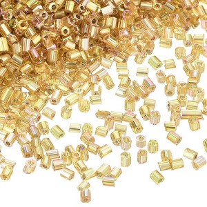 Unique Bargains Mini Smooth Loose Glass Bugle Beads for DIY Earrings Necklaces Making 1400 Pcs - 1 of 4