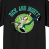 Rick & Morty Collegiate Portal Art Crew Neck Short Sleeve Men's Black T-shirt - 2 of 3