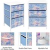 Sorbus 3  Drawers - Steel Frame, Wood Top & Easy Pull Fabric Bins - Perfect for Home, Bedroom, Office & College Dorm - 3 of 4
