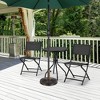 Yaheetech 18inch Outdoor Patio Market Umbrella Base Bronze - 2 of 4
