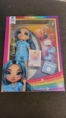 Rainbow High Jr High Pj Party Skyler Blue 9'' Posable Doll With Soft Onesie,  Slippers, Play Accessories : Target