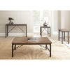 Rustic Industrial Occasional Collection,Iron Metal Base - Choose from Cocktail or End Table, Perfect Blend of Style and Function - 3 of 4