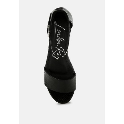 Utah Faux Leather Snake Wedge Espadrilles - image 4