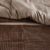 NicBex 7 Pcs Micro Corduroy Comforter Set Cozy Bedding Set, Dallas Bedding Comforter Sets with Brushed Fabric Reverse, Machine Washable - 2 of 4