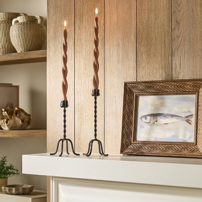 Threshold designed with Studio McGee Taper Candle Holders