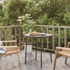 vidaXL Tea Table, Black, 17.7", Poly Rattan - 2 of 4