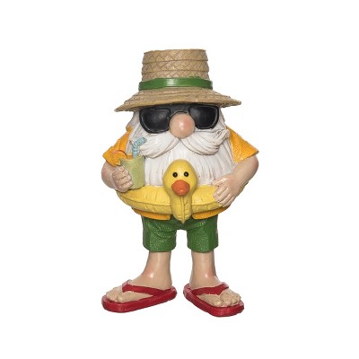 Beachcombers Duck Floating Gnome Figurine