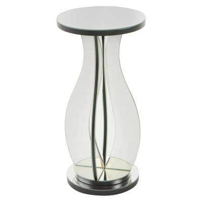 Sena End Table - Mirror - Christopher Knight Home: Luxury Glam Accent, No Assembly, MDF & Silver Frame