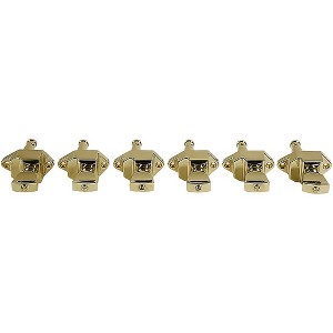 Kluson 3 Per Side Vintage Diecast Series Waffleback Metal Keystone Tuning Machines Gold - 1 of 1