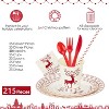 Holiday Party Supplies Set: Disposable Plates, Cups, Napkins - Valentine's Halloween Christmas Decor for Birthdays, Weddings - 3 of 4
