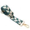 Wrapables Wide Adjustable Crossbody Handbag Strap, Women's Replacement Bag Strap for Purses, Beige & Gray Checkers - 3 of 4