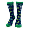 Crazy Dog T-Shirts Women's Worlds Tallest Leprechaun Socks Funny St Paddys Day Folklore Joke Footwear - 3 of 4