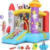 HOMDOX 8.9 ft x 6.9 ft Inflatable Bounce House for Kids, Outdoor Indoor Bouncy House with 370W Blower, Slide & Pitching Net & Astronaut Photo Backdrop - 2 of 4