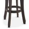 Set of 2 Ruthie Acacia Barstools Dark Gray - Christopher Knight Home: 30" Fixed Height, Backless Design - 3 of 4