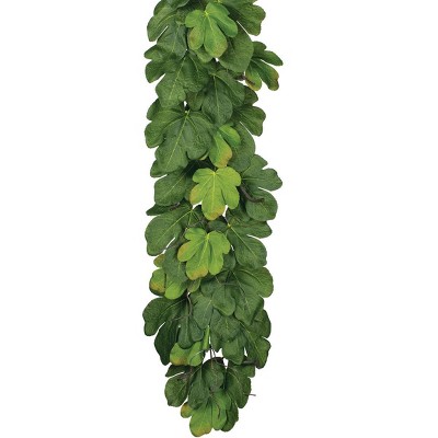 Sullivans Artificial Fig Leaf Garland 72"L Green