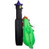Gemmy Airblown Inflatable NBC Jack and Oogie w/Pumpkins Archway Disney, 8.5 ft Tall, Multicolored - 4 of 4