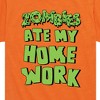 Boys' - Instant Message - Zombies Ate My Homework Short Sleeve Graphic T-Shirt - 2 of 4