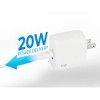 Monoprice iPhone Pro Charging Bundle - MFi Certified 1.2m (4ft) Rapid Charge Cable and 20W 1-port PD GaN Technology Charger White for iPhone - 4 of 4