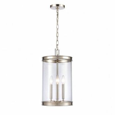 Elk Home Mendoza 3 - Light Pendant in  Polished Nickel