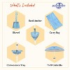 Anchor Works: Classic Beach Umbrella & AnchorONE Kit – Sky Blue - 7.5ft - 2 of 4