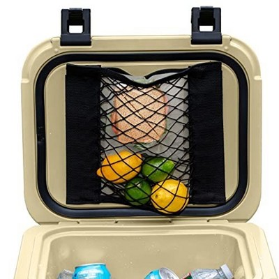 Maplefield Mesh Cooler Organizer Insert for Extra Storage - Storage Net for Cooler Accessories - Cooler Net for Dry Storage [30x25]