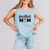 Simply Sage Market Baseball Mom Smiley Face Garment Dyed Tank - 2 of 3