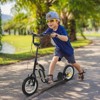 INFURNIC Kick Scooters Youth Scooter with Dual Brakes Adjustable Handlebar and Inflatable Tires, Black, 47.3"*22.8"*33.5" - 3 of 4