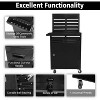 2 in 1 Tool Chest with 5 Drawers, Tool Cart with 7 Organizer Tray Divider Set & Wheels, Large Rolling Tool Box Organizer for Garage, Workshop - 4 of 4