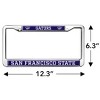 San Francisco State Gators Full Size Standard License Plate Metal Frame - 4 of 4