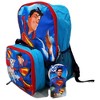 DC Superman 16" School Backpack with Large Pocket & Rectangular Lunch Bag - 4 of 4