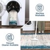 Large 9x13 Area Rug Modern Bordered Washable Rug Non Slip Ultra-Thin Low Pile Indoor Rugs for Living Room - 4 of 4