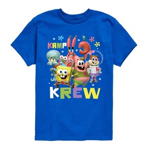 Boys' - SpongeBob SquarePants - Kamp Koral Kamp Krew Short Sleeve Graphic T-Shirt - 1 of 4