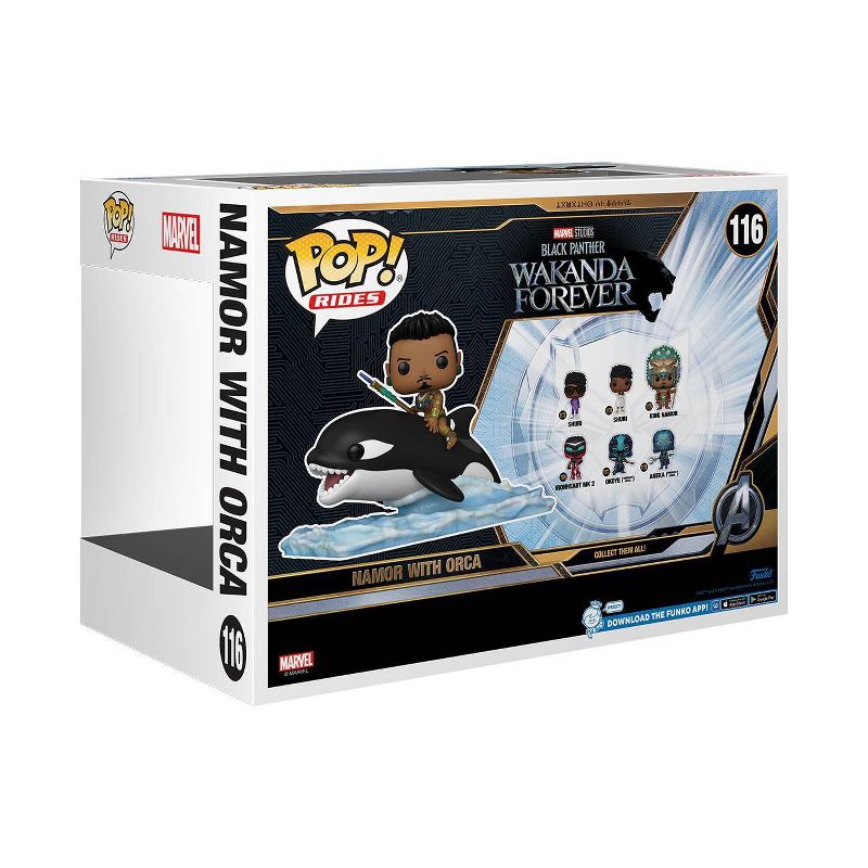 Funko POP! Rides: Black Panther: Wakanda Forever - Namor with Orca, 3 of 4