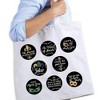 Big Dot of Happiness Mardi Gras - 3 inch Masquerade Party Badge - Pinback Buttons - Set of 8 - 2 of 4