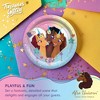Treasures Gifted Afro Unicorn Dessert Plates 7in - Disposable Paper Plates - Afro Unicorn Birthday Party Supplies - 4 of 4