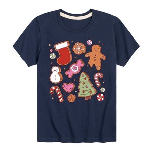Boys' - Instant Message - Kawaii Christmas Treats Short Sleeve Graphic T-Shirt - 1 of 4