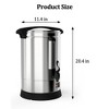Commercial Coffee Maker, Food Grade Stainless Steel Large Capacity Coffee Urn for Church, Meeting, Lounges and Other Large Gatherings - 3 of 4