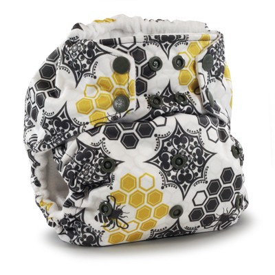 Image of Kanga Care Rumparooz Reusable One Size Cloth Pocket Diaper (6-40+ lbs) - Unity Black