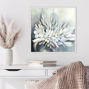 Amanti Art White Flora Bloom by Alex Black Framed Wall Art Print - 1 of 4