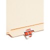 Smead A-Z Color-Coded Bar-Style End Tab Labels Letter V Dark Orange 500/Roll 67092 - 3 of 4