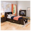 Prepac Twin XL 3 Drawer Platform Storage Bed Espresso: Wood Composite, No Box Spring Needed - 3 of 4