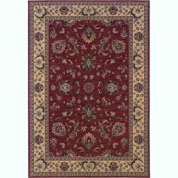 Oriental Weavers Sphinx 311C Ariana Ivory/Red Persian Rug Rug Size: 4' x 6'