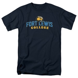 Men's Fort Lewis College Official Stacked Adult T-Shirt Stacked - 1 of 4