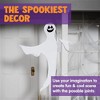 Joyfy 2Pcs 53" Halloween Bendable Tree Wrap Ghost, Smiling Ghost Hanging Decor Party Supplies for Tree, Porch, Yard, Lawn Outdoor - 4 of 4