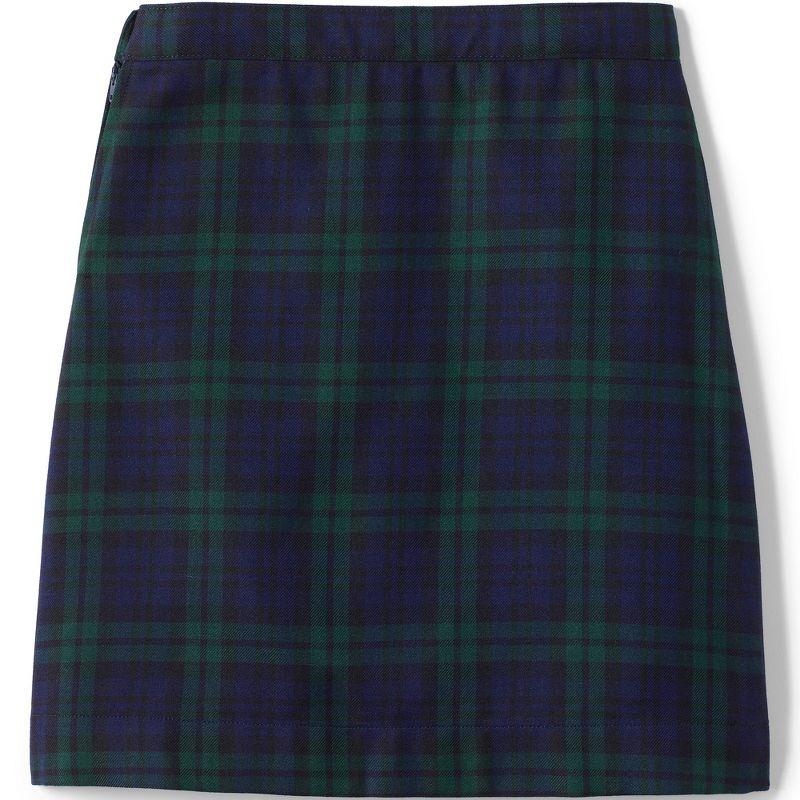 Lands' End School Uniform Kids Plaid A-line Skirt Below the Knee, 2 of 4