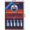 Trends International NHL Edmonton Oilers - Champions 23 Framed Wall Poster Prints - 3 of 4