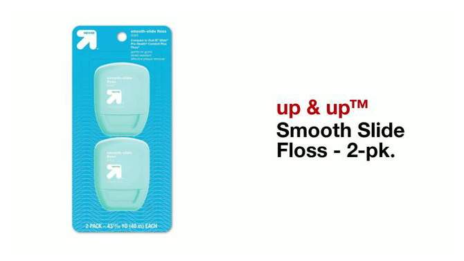 Smooth Slide Floss - 2pk - up &#38; up&#8482;, 2 of 5, play video